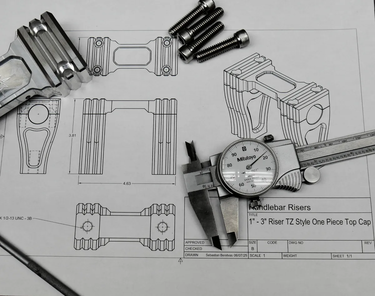 Technical blueprint drawing from Crea Design